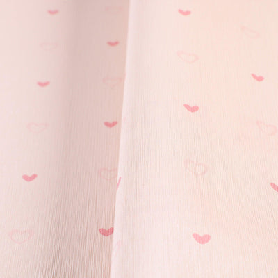 Hearts Girls' Room Textured Wallpaper, Light Pink , Girls Bedroom Wallpaper, Nursery Wallpaper, 114 sq ft, Kids Bathroom Wallpaper, Washable - Adawall -Houston Wallpaper Store - Walcoverings, Curtains & Wall Panels