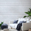 Horizontal Striped Wallpaper, Silver Shiny Glossy Luxry Non-Woven Wallcovering, Non-Woven, Non-Pasted - Adawall -Houston Wallpaper Store - Walcoverings, Curtains & Wall Panels