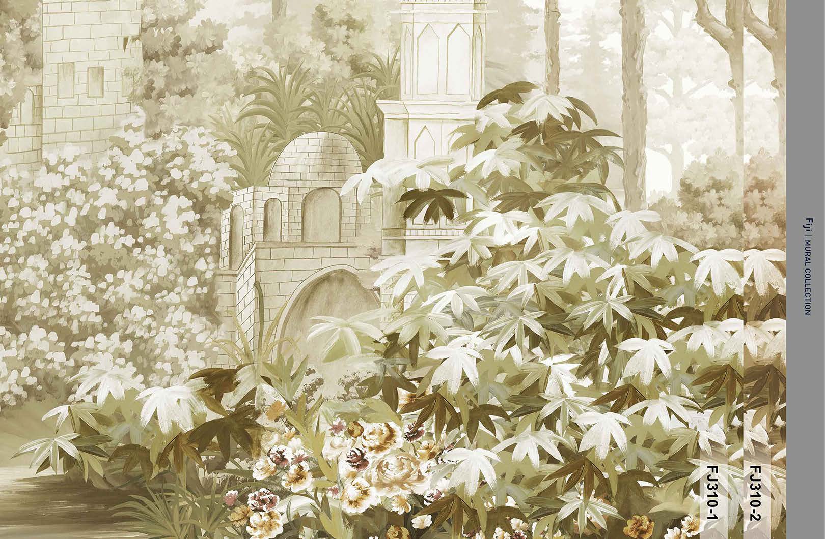 vintage india wallpaper