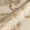 Italian Damask Embossed Wallpaper, Beige, Yellow Sparkling Neutral Colors Luxury Wallcovering, 3D Textured, Non-Woven, Non-Pasted - Adawall -Houston Wallpaper Store - Walcoverings, Curtains & Wall Panels