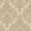 Italian Damask Embossed Wallpaper, Beige, Yellow Sparkling Neutral Colors Luxury Wallcovering, 3D Textured, Non-Woven, Non-Pasted - Adawall -Houston Wallpaper Store - Walcoverings, Curtains & Wall Panels