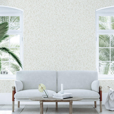 ivory Classic Textured Metallic Accent Wallpaper, 3D Embossed Glitter Shimmer Elegant Wallcovering - Adawall -Houston Wallpaper Store - Walcoverings, Curtains & Wall Panels