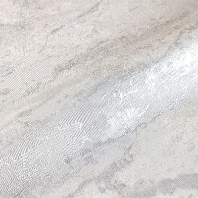 ivory Distressed Metallic Embossed Wallpaper, Shiny Rustic Industrial Modern Wallcovering - Adawall -Houston Wallpaper Store - Walcoverings, Curtains & Wall Panels