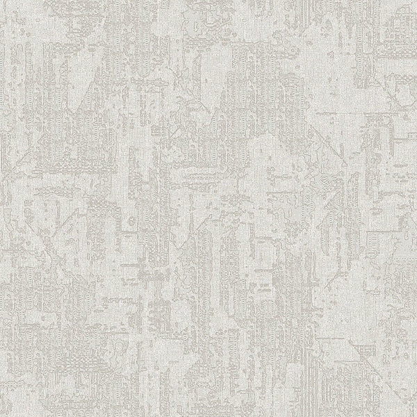 Ivory Distressed Solid Color Wallpaper, 3D Embossed Shiny Wallcovering, Weathered Effect - Adawall -Houston Wallpaper Store - Walcoverings, Curtains & Wall Panels