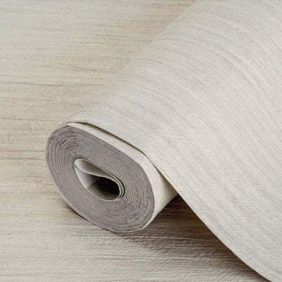 Ivory Embossed Wallpaper, 3D Linen Textured, Wallcovering, Traditional, Extra Large 114 sq ft Roll, Fabric Feel, Stripe, Washable - Adawall -Houston Wallpaper Store - Walcoverings, Curtains & Wall Panels