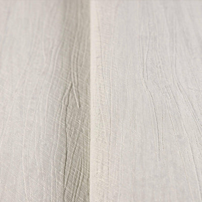 Ivory Embossed Wallpaper, 3D Linen Textured, Wallcovering, Traditional, Extra Large 114 sq ft Roll, Fabric Feel, Stripe, Washable - Adawall -Houston Wallpaper Store - Walcoverings, Curtains & Wall Panels