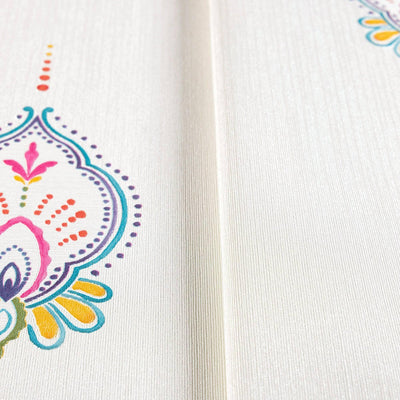 Ivory Stylish Embossed Textured Wallpaper, Modern Ikat Stripeed Wallcovering - Adawall -Houston Wallpaper Store - Walcoverings, Curtains & Wall Panels