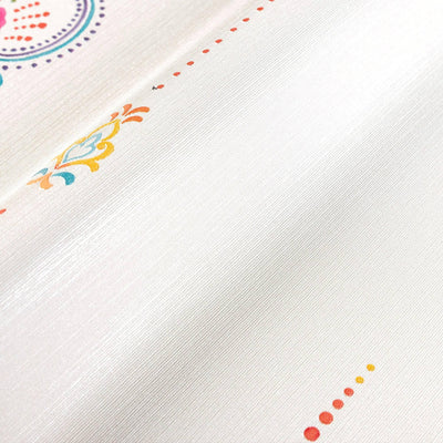 Ivory Stylish Embossed Textured Wallpaper, Modern Ikat Stripeed Wallcovering - Adawall -Houston Wallpaper Store - Walcoverings, Curtains & Wall Panels