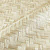 Jute Basket Weave Chevron Wallpaper, Beige 3D Deep Embossed Non-Woven Braided Geometric Pattern - Adawall -Houston Wallpaper Store - Walcoverings, Curtains & Wall Panels