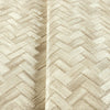 Jute Basket Weave Chevron Wallpaper, Beige 3D Deep Embossed Non-Woven Braided Geometric Pattern - Adawall -Houston Wallpaper Store - Walcoverings, Curtains & Wall Panels