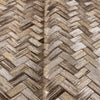 Jute Basket Weave Chevron Wallpaper, Brown 3D Deep Embossed Non-Woven Braided Geometric Pattern - Adawall -Houston Wallpaper Store - Walcoverings, Curtains & Wall Panels