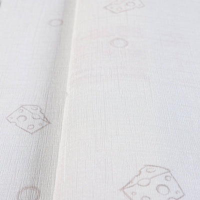 Kids Room Cheese Textured Wallpaper, Light Color White, Boys Girls Bedroom Wallpaper, Nursery Wallpaper, 114 sq ft Roll, Kids Bathroom - Adawall -Houston Wallpaper Store - Walcoverings, Curtains & Wall Panels