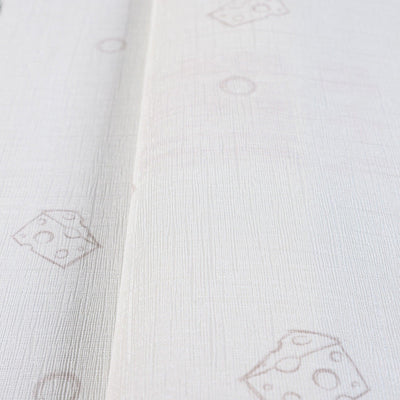 Kids Room Cheese Textured Wallpaper, Light Color White, Boys Girls Bedroom Wallpaper, Nursery Wallpaper, 114 sq ft Roll, Kids Bathroom - Adawall -Houston Wallpaper Store - Walcoverings, Curtains & Wall Panels