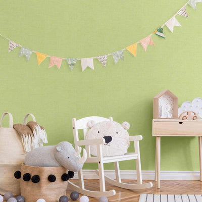Kids Room Green Textured Wallpaper, Girls Boys Bedroom Wallpaper, Nursery Wallpaper, 114 sq ft Roll, Kids Bathroom Wallpaper, Washable - Adawall -Houston Wallpaper Store - Walcoverings, Curtains & Wall Panels