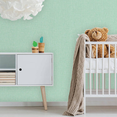 Kids Room Lime Green Textured Wallpaper, Boys Girls Bedroom Wallpaper, Nursery Wallpaper, 114 sq ft, Kids Bathroom Wallpaper, Washable - Adawall -Houston Wallpaper Store - Walcoverings, Curtains & Wall Panels