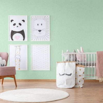 Kids Room Lime Green Textured Wallpaper, Boys Girls Bedroom Wallpaper, Nursery Wallpaper, 114 sq ft, Kids Bathroom Wallpaper, Washable - Adawall -Houston Wallpaper Store - Walcoverings, Curtains & Wall Panels
