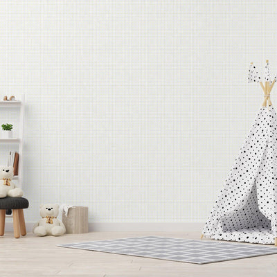 Kids Room Polka Dots Textured Wallpaper, Yellow, White, Boys Girls Bedroom Wallpaper, Nursery Wallpaper, 114 sq ft, Kids Bathroom Wallpaper - Adawall -Houston Wallpaper Store - Walcoverings, Curtains & Wall Panels