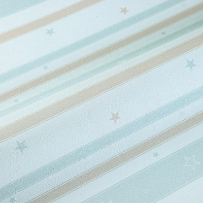 Kids Room Striped Textured Wallpaper, Blue Colorful, Boys Girls Bedroom Wallpaper, Nursery Wallpaper, 114 sq ft, Kids Bathroom Wallpaper - Adawall -Houston Wallpaper Store - Walcoverings, Curtains & Wall Panels