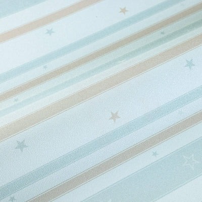 Kids Room Striped Textured Wallpaper, Blue Colorful, Boys Girls Bedroom Wallpaper, Nursery Wallpaper, 114 sq ft, Kids Bathroom Wallpaper - Adawall -Houston Wallpaper Store - Walcoverings, Curtains & Wall Panels