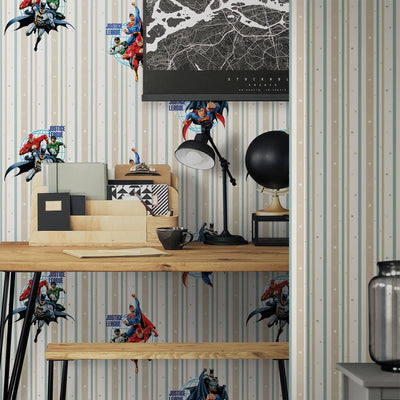 Kids Room Striped Textured Wallpaper, Colorful, Boys Girls Bedroom Wallpaper, Nursery Wallpaper, 114 sq ft Roll, Kids Bathroom Wallpaper - Adawall -Houston Wallpaper Store - Walcoverings, Curtains & Wall Panels