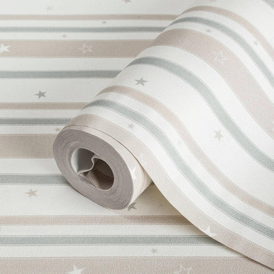 Kids Room Striped Textured Wallpaper, Colorful, Boys Girls Bedroom Wallpaper, Nursery Wallpaper, 114 sq ft Roll, Kids Bathroom Wallpaper - Adawall -Houston Wallpaper Store - Walcoverings, Curtains & Wall Panels
