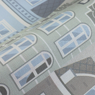 Kids Room Wallpaper, Textured Wallpaper, Apartments Cityscape Scene Boys Girls Bedroom Wall Paper, Nursery Wallcovering, 114 sq ft, Unisex - Adawall -Houston Wallpaper Store - Walcoverings, Curtains & Wall Panels