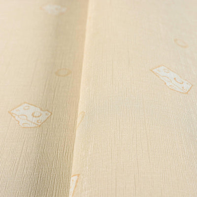 Kids Room Yellow Cheese Textured Wallpaper, Light Color White, Boys Girls Bedroom Wallpaper, Nursery Wallpaper, 114 sq ft Roll, Bathroom - Adawall -Houston Wallpaper Store - Walcoverings, Curtains & Wall Panels