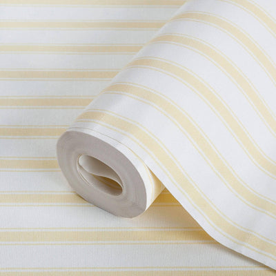 Kids Room Yellow Striped Wallpaper, Textured Wallpaper, Boys Girls Room Wallpaper, Nursery Wallcovering, 114 sqft Roll, Unisex Wall Decor - Adawall -Houston Wallpaper Store - Walcoverings, Curtains & Wall Panels