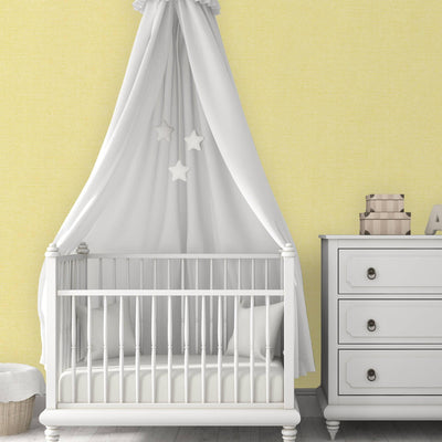 Kids Room Yellow Textured Wallpaper, Boys Girls Bedroom Wallcovering, Nursery Wallpaper, 114 sq ft Roll, Kids Bathroom Wallpaper, Washable - Adawall -Houston Wallpaper Store - Walcoverings, Curtains & Wall Panels