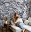 Large Marble Wall Mural, Marbled Wall Paper, Oversized Wall Art, Non-Woven, Non-Pasted, Removable, Large Abstract Wall Print Art - Walloro High End Wallcoverings & More