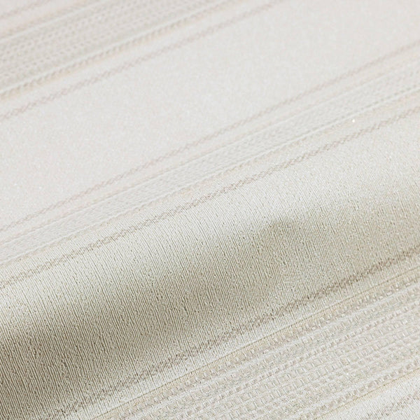 Large Striped Embossed Wallpaper, Cream Shimmering Retro, Vintage, Art Deco, Mid-Century Stripe Decorative Pattern, Large 114 sq ft Roll - Adawall -Houston Wallpaper Store - Walcoverings, Curtains & Wall Panels