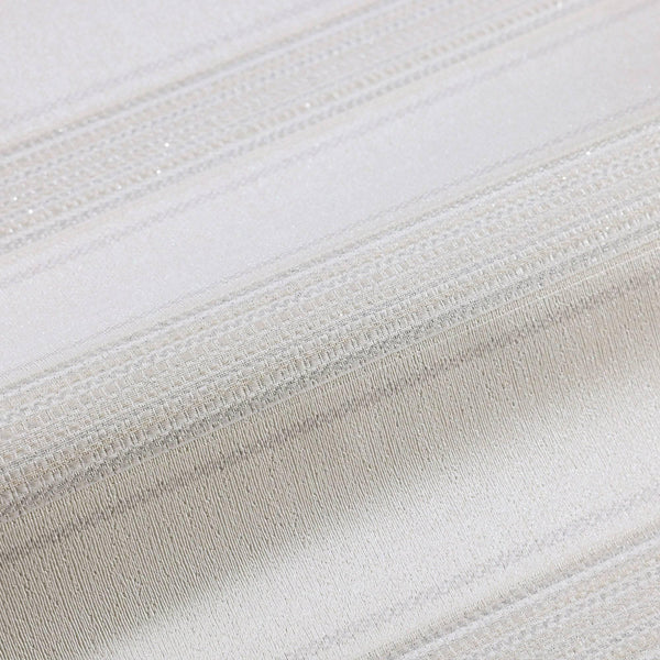 Large Striped Embossed Wallpaper, White Shimmering Retro, Vintage, Art Deco, Mid-Century Stripe Decorative Pattern, Large 114 sq ft Roll - Adawall -Houston Wallpaper Store - Walcoverings, Curtains & Wall Panels