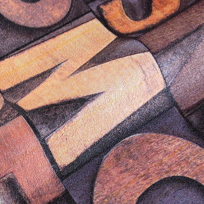 Letters Wallpaper, Rich Textured Wallcovering, Traditional, Red Yellow, Extra Large 114 sq ft Roll, Washable, Alphabet Wallpaper, Sturdy - Adawall -Houston Wallpaper Store - Walcoverings, Curtains & Wall Panels