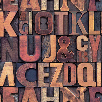 Letters Wallpaper, Rich Textured Wallcovering, Traditional, Red Yellow, Extra Large 114 sq ft Roll, Washable, Alphabet Wallpaper, Sturdy - Adawall -Houston Wallpaper Store - Walcoverings, Curtains & Wall Panels