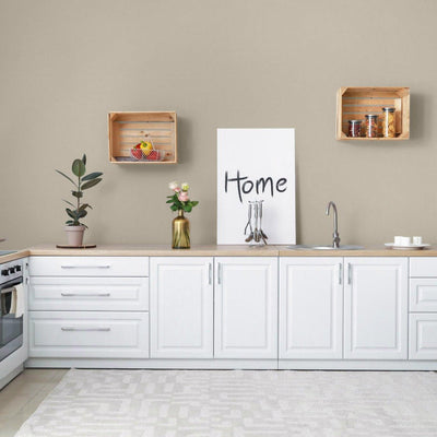 Light Beige Chevron Wallpaper, Textured Modern Fabric Like Wallcovering, Solid Neutral Colors - Adawall -Houston Wallpaper Store - Walcoverings, Curtains & Wall Panels