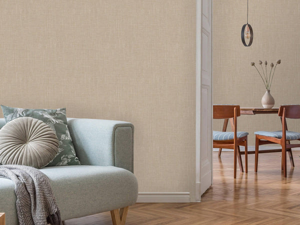 Light Beige Contemporary Textured Light Beige Traditional wallpaper, Mono Color Neutral wallpapering - Adawall -Houston Wallpaper Store - Walcoverings, Curtains & Wall Panels