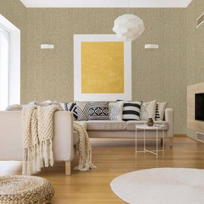 Light Beige Cork Textured Wallpaper, Wood Tree Bark Grain Design Stylish Realistic Wallcovering - Adawall -Houston Wallpaper Store - Walcoverings, Curtains & Wall Panels