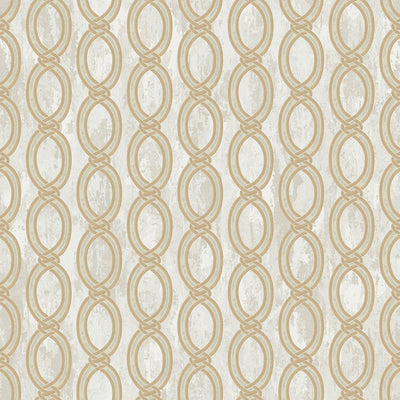 Light Beige Geometric Chain Pattern Wallpaper, Deep Embossed Stylish Sparkling Luxury Design - Adawall -Houston Wallpaper Store - Walcoverings, Curtains & Wall Panels