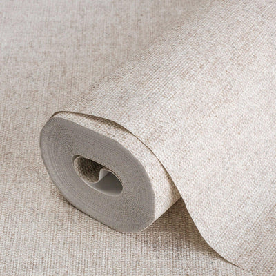 Light Beige ,Gray Sprakling Linen Texture Textured Wallpaper, Classical Woven Fabric Decorative Wallcovering - Adawall -Houston Wallpaper Store - Walcoverings, Curtains & Wall Panels