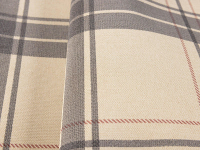 Light Beige Large Plaid Textured Wallpaper, Tartan Fabric Pattern Classical Modern Non-Pasted Wallcovering - Adawall -Houston Wallpaper Store - Walcoverings, Curtains & Wall Panels