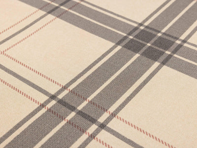 Light Beige Large Plaid Textured Wallpaper, Tartan Fabric Pattern Classical Modern Non-Pasted Wallcovering - Adawall -Houston Wallpaper Store - Walcoverings, Curtains & Wall Panels