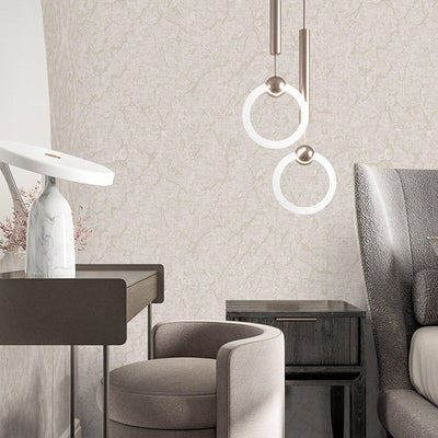 Light Beige Sleek Plain Abstract Embossed Wallpaper, Rich Textured Mdern Shimmering Wall Decor - Adawall -Houston Wallpaper Store - Walcoverings, Curtains & Wall Panels