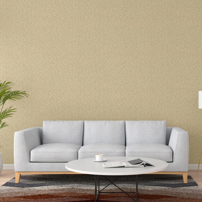 Light Beige Solid Color Square Pattern Wallpaper, 3D Embossed Glossy Sleek Checkered Geometric Wall Paper - Adawall -Houston Wallpaper Store - Walcoverings, Curtains & Wall Panels