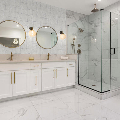 Light Gray Abstract Metallic Lines Wallpaper, 3D Deep Embosed Silver Gold Rustic Geometric Interior Decor - Adawall -Houston Wallpaper Store - Walcoverings, Curtains & Wall Panels