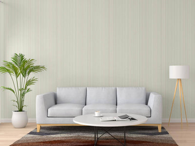 Light Gray Thin Striped 3D Embossed Wallpaper, Stylish Fabric Like Patterns Wallcovering - Adawall -Houston Wallpaper Store - Walcoverings, Curtains & Wall Panels