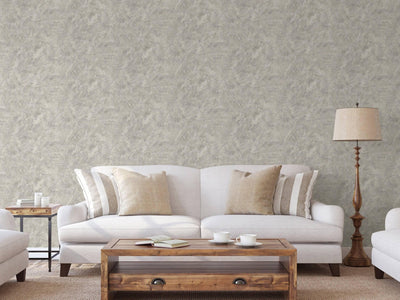 Light Metallic Timeless Distressed 3D Embossed Wallpaper, Stylish Metallic Neutral Colors Wallcovering - Adawall -Houston Wallpaper Store - Walcoverings, Curtains & Wall Panels