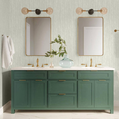 Light Silver Modern Stripped Pattern Wallpaper, Embossed 3D Textured Neutral Colors Abstract Wallcovering - Adawall -Houston Wallpaper Store - Walcoverings, Curtains & Wall Panels