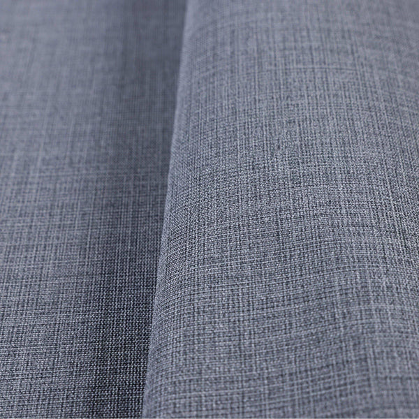 Linen Textured Modern Textured Wallpaper, Dark Gray Solid Color Fabric Touch Contemporary Wallcovering - Adawall -Houston Wallpaper Store - Walcoverings, Curtains & Wall Panels