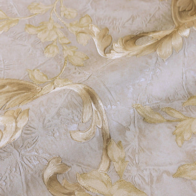 Luxury Beige Striped Embossed Wallpaper, Home Wall Decor, Aesthetic Wallpaper, Textured Wallcovering Non-Adhesive- 41.7”W X 393”H - Adawall -Houston Wallpaper Store - Walcoverings, Curtains & Wall Panels