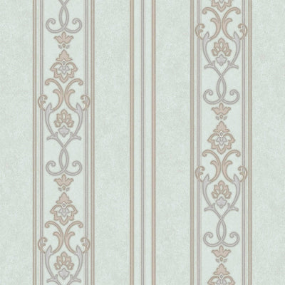 Luxury Deep Embossed Striped Wallpaper, Damask 3D Textured Wallcovering, Traditional, Large 114 sq ft Roll, Bedroom, Bathroom Wallpaper - Adawall -Houston Wallpaper Store - Walcoverings, Curtains & Wall Panels